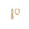 Boucles d’oreilles dormeuses Clemence – doré de Mia