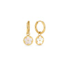 Boucles d’oreilles dormeuses Nelliann – doré de Mia