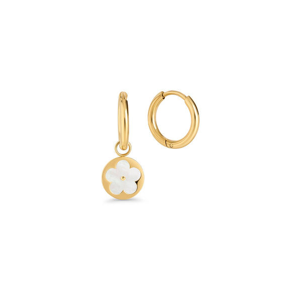 Boucles d’oreilles dormeuses Nelliann – doré de Mia