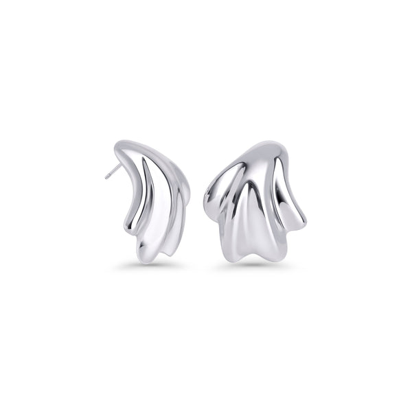 Boucles d’oreilles pendantes Windy – argenté de Mia