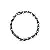 Bracelet Authentique 4 mm AJ&Co, finition noire.