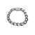 Bracelet Prestance 9 mm AJ&Co, finition argentée.
