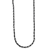 Chaîne Authentique 4 mm AJ&Co, finition noire.