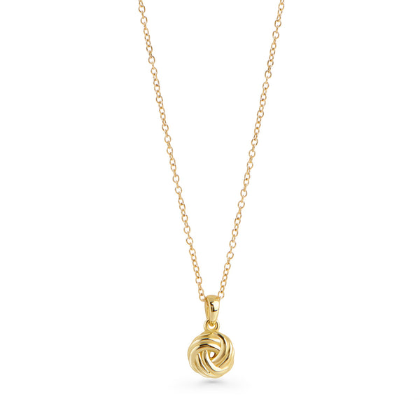 Collier pendentif Lucy de Mia, fini doré