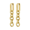 PHASE gold-plated earrings