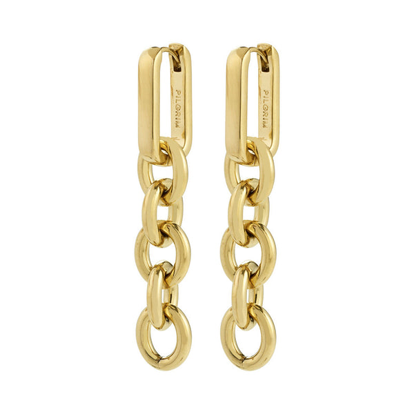 PHASE gold-plated earrings