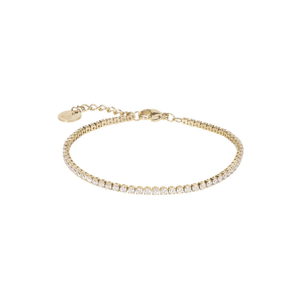 Mini Bracelet Tennis de Mia, fini doré