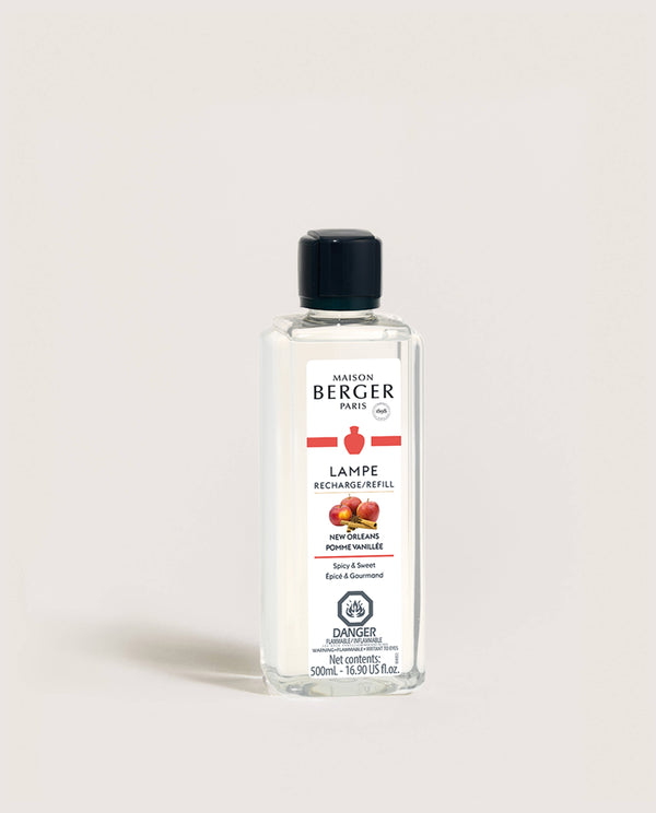Recharge pour lampe Berger – Pomme vanillée – 500 ml – Maison Berger