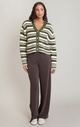 STRIPED CARDIGAN