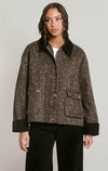 LEOPARD DENIM JACKET