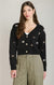 EMBROIDERED FLOWER CARDIGAN