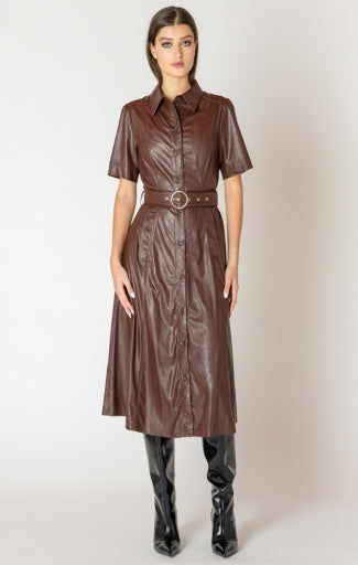 robe chemise ceinturée