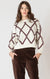 Diamond check sweater