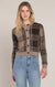 PLAID CARDIGAN