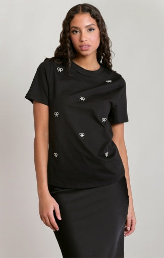 EMBELLISHED BOW TOP