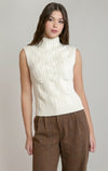 CABLE KNIT VEST