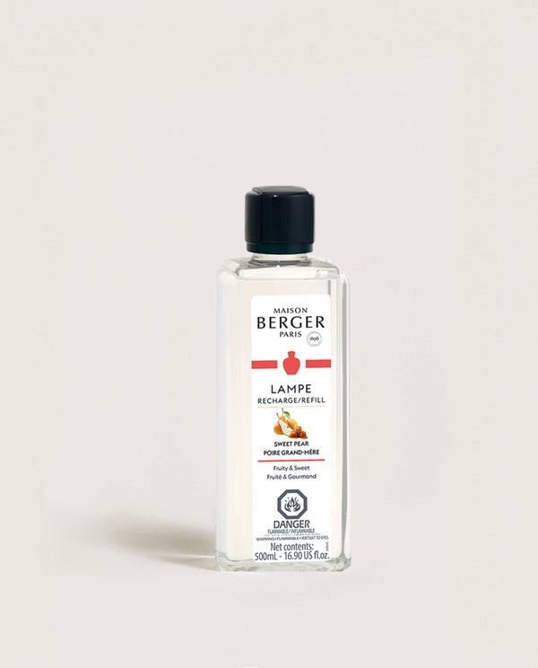 Recharge pour lampe Berger – Poire grand-mère – 500 ml – Maison Berger