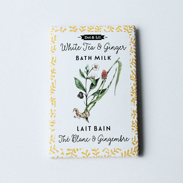 Lait bain en sachet - Thé blanc
