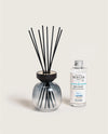 Bouquet parfumé Wood noir-blanc givré – Vent d’océan – Maison Berger