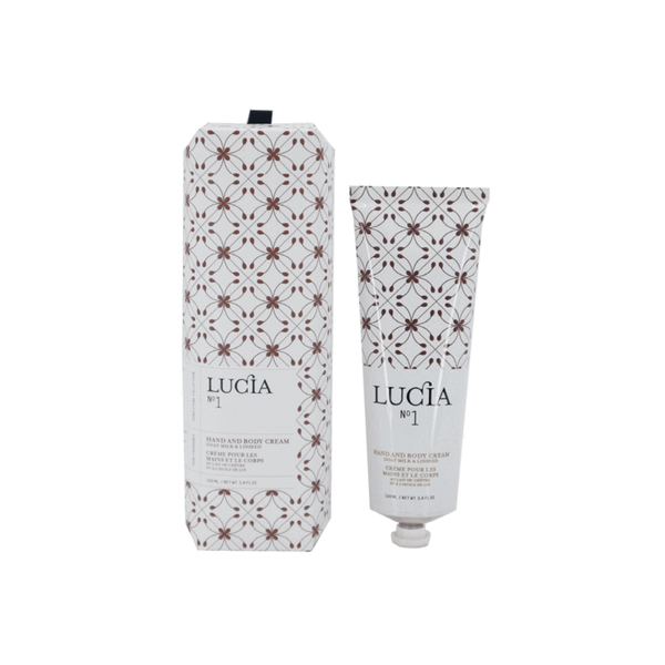 creme pour les mains et corps Lucia, lait de chèvre et huile de lin