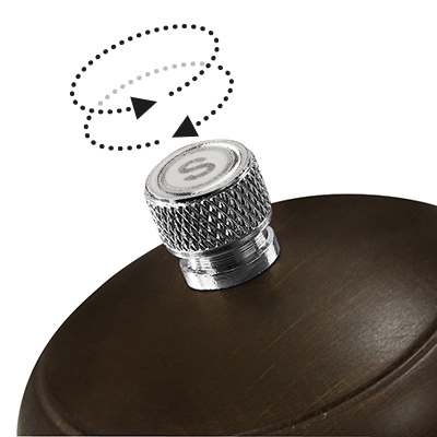 Professional wooden salt mill