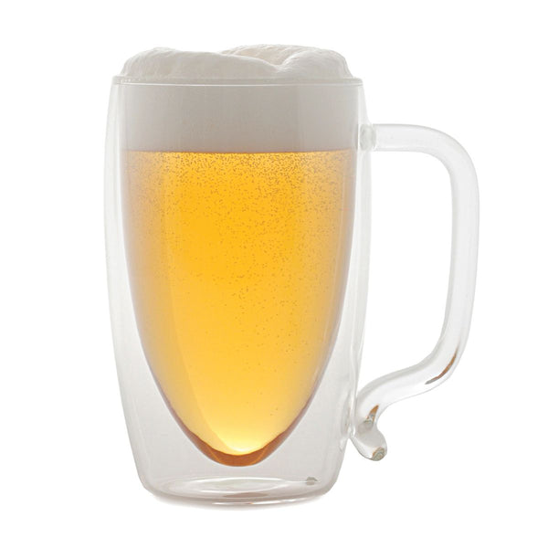 Verre à bière à double paroi | Gourmet | La Maison du Bleuet
