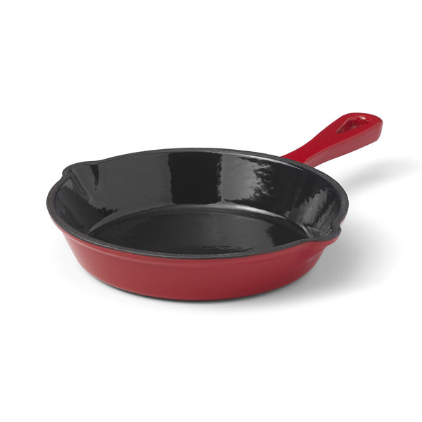 Poêle en fonte émaillée rouge de 6,5" Ricardo La Maison du Bleuet