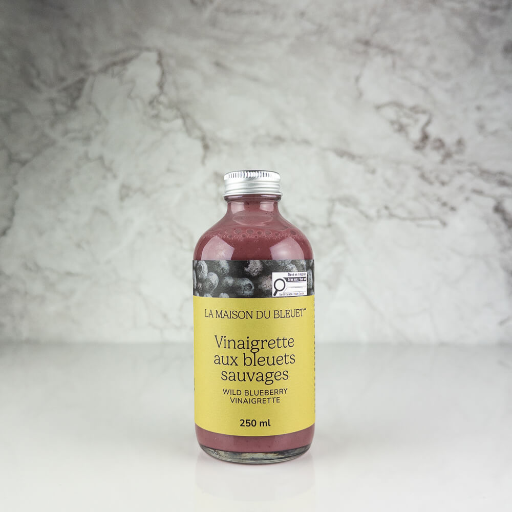 Vinaigrette aux bleuets sauvages