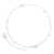 Chaîne de cheville Everly argent