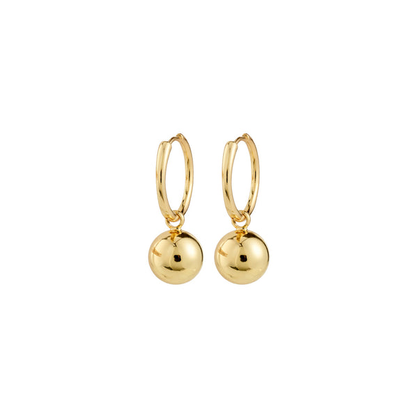 Boucles d’oreilles : Air : Plaqué or