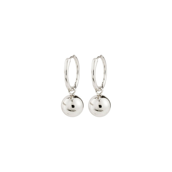 Boucles d’oreilles : Air : Plaqué argent