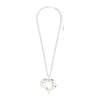 TIDE heart necklace silver -plated