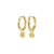 Boucles d’oreilles Fire Plaqué or