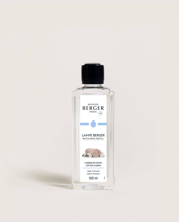 Recharge pour lampe Berger – Caresse de coton – 500 ml – Maison Berger