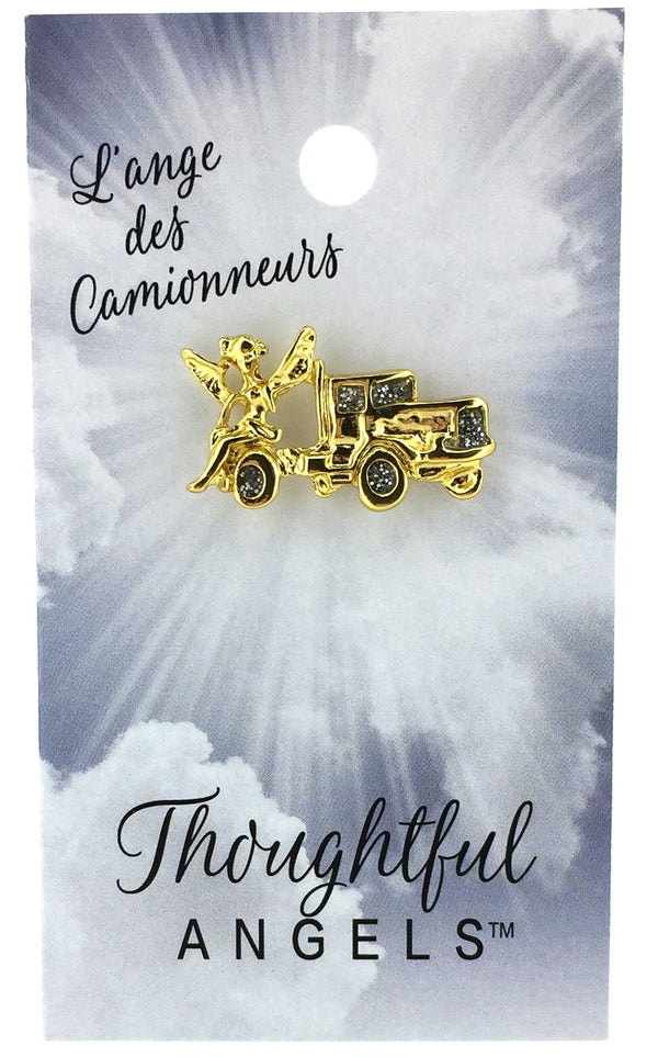 Épinglette Ange : Camioneur
