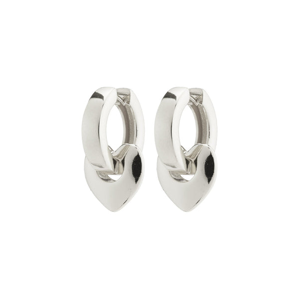 IOKASTE recycled chunky hoops silver-plated