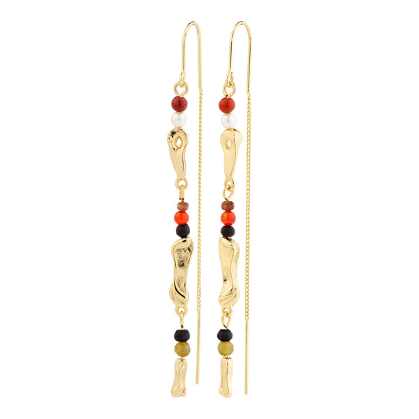 DAWN chain earrings gold - plated