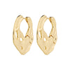 DAWN recycled hoop earrings gold-plated