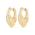 DAWN recycled hoop earrings gold-plated