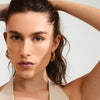 DAWN recycled hoop earrings gold-plated