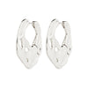 DAWN recycled hoop earrings silver-plated