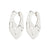 DAWN recycled hoop earrings silver-plated