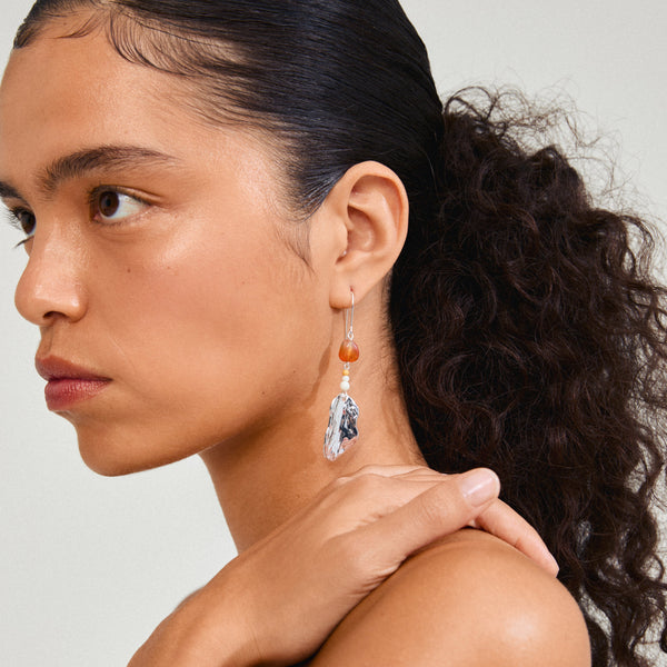 ECLIPSE earrings silver-plated