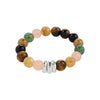 UNFOLD multi-color/silver-plated bracelet