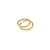 SHIFT gold-plated ring