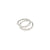 SHIFT bague plaqué argent