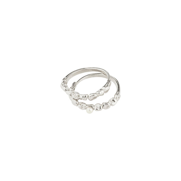 SHIFT bague plaqué argent