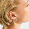 SHIFT perle boucles d’oreilles plaqué argent