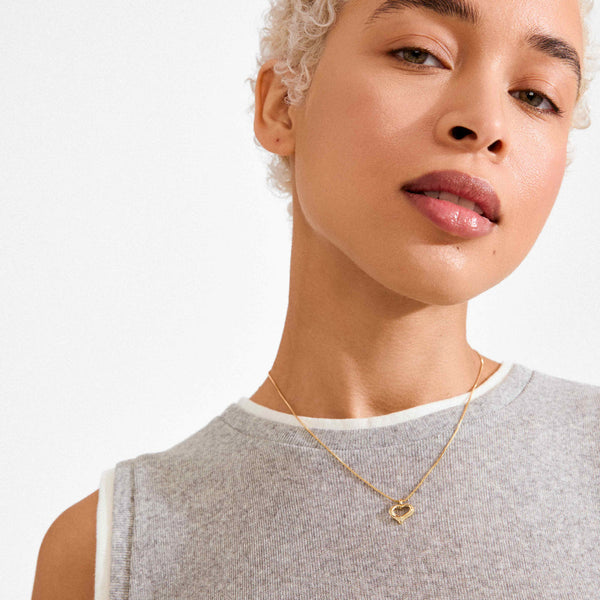 Collier : Iris : Plaqué or
