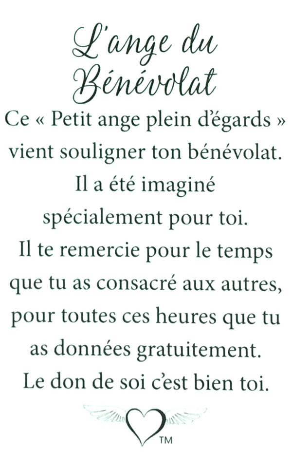 Épinglette Ange : Bénévolat